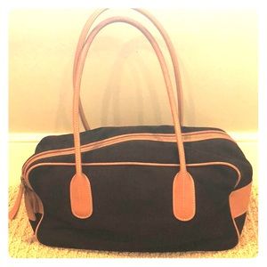 Tod’s Canvas Bag with Leather Trim 👜